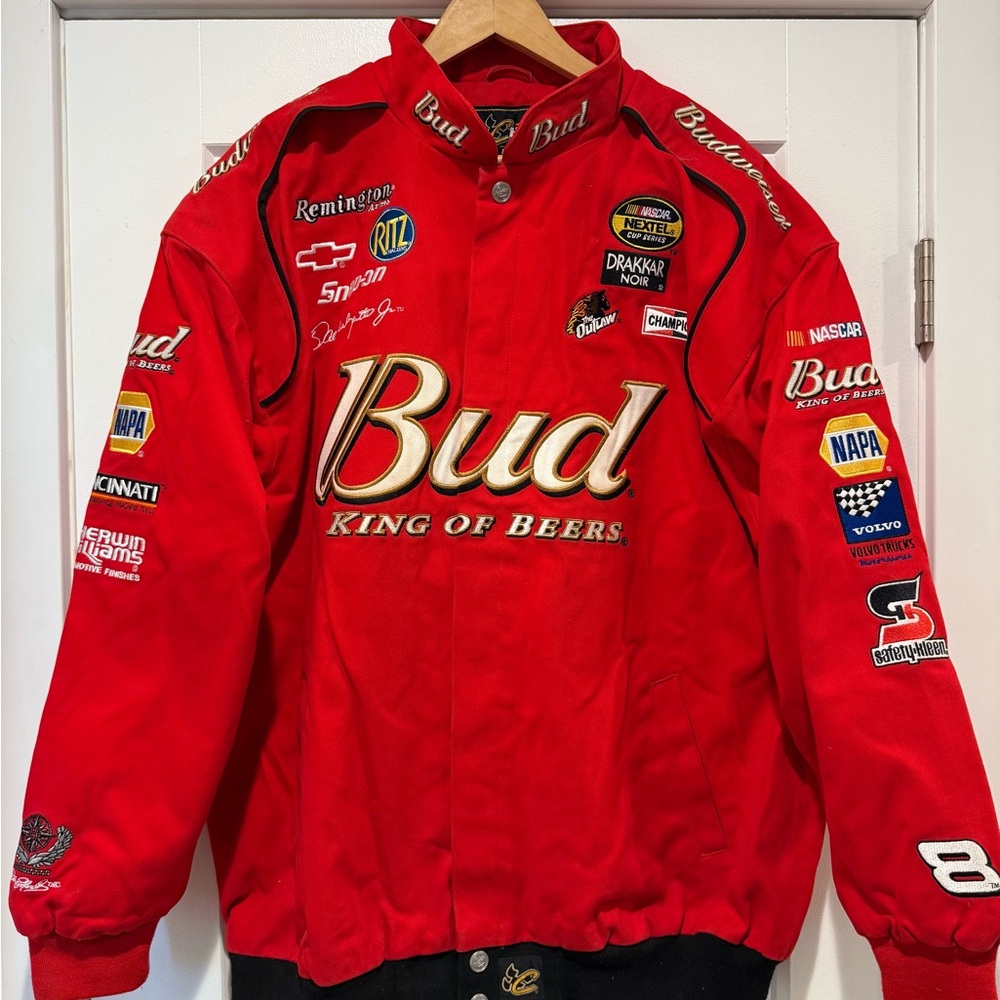 Authentic Budweiser Red Racing Jacket - image 1